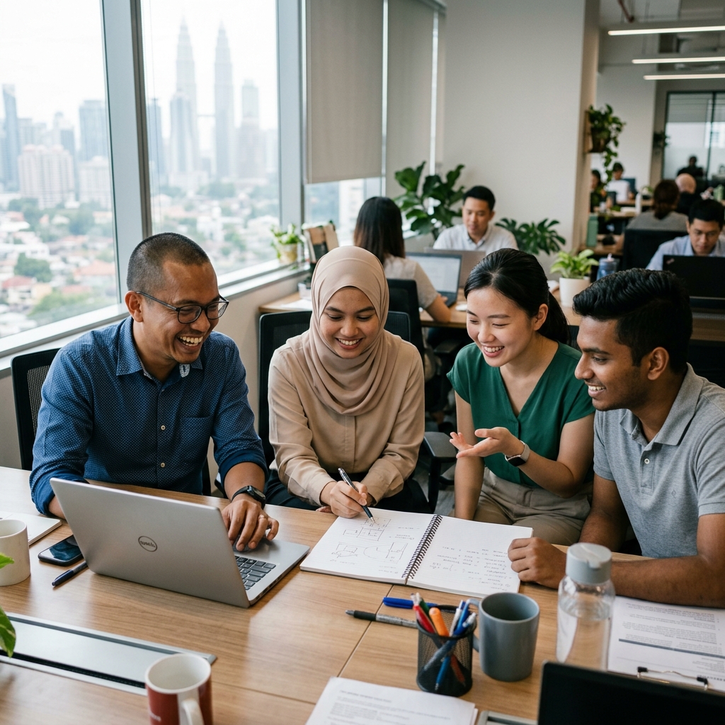 Listingo Team in Kuala Lumpur Office